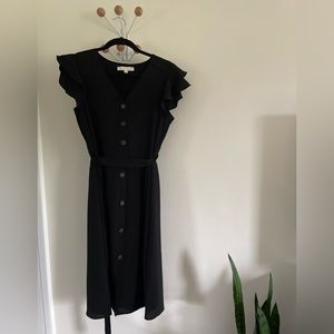 Black summer dress.